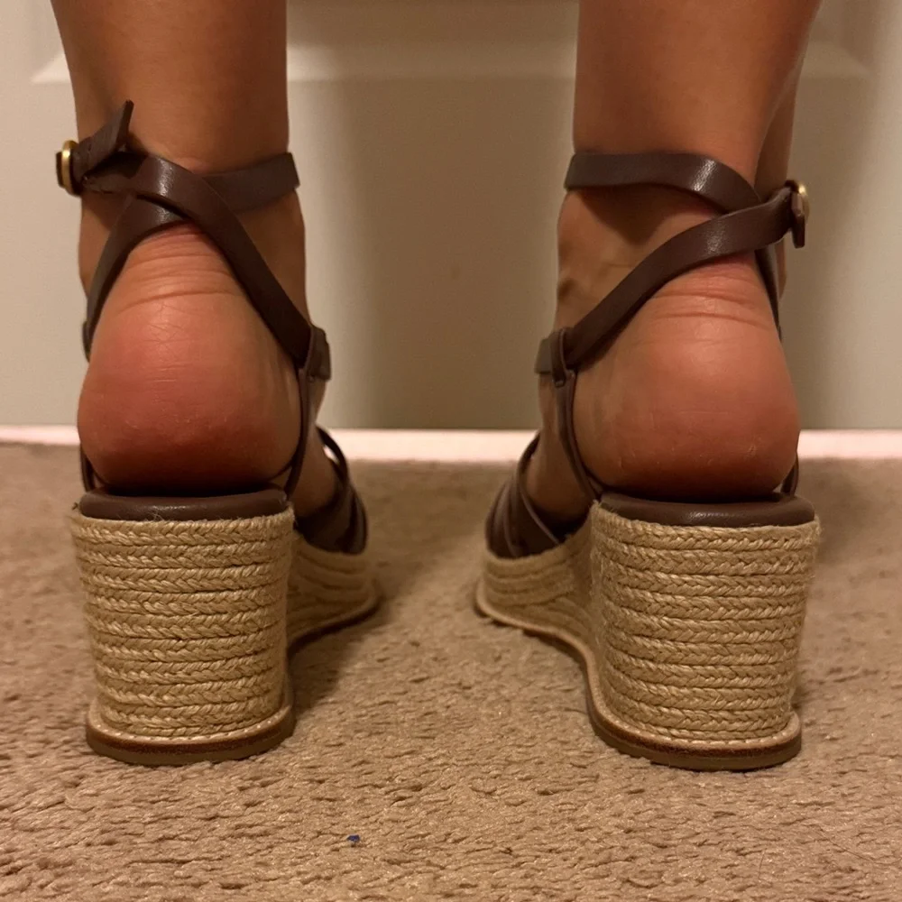 PAIGE Jill Ankle Strap Espadrille Platform Wedge Sandal (Women) - Picture 5 of 9